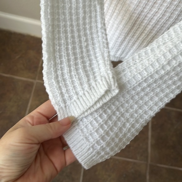 J. Jill White Knit Sweater Size S - Picture 5 of 8